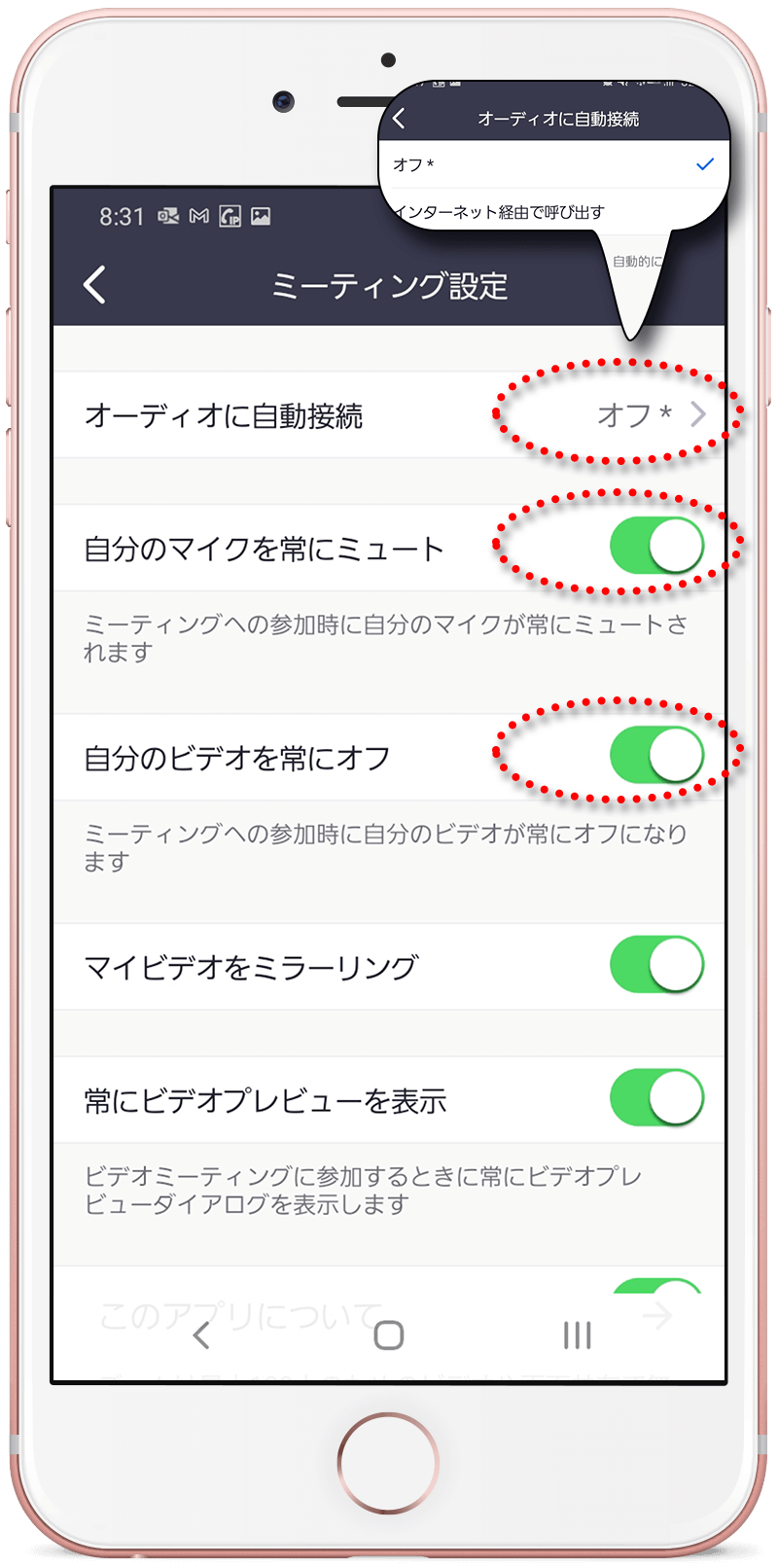 スマホにZoomアプリをインストールしてオンライン個別見学に参加設定画像3